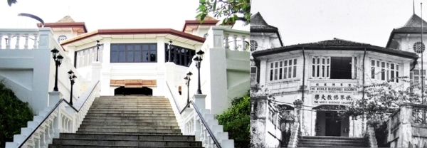 Alkaff Mansion Old and new Comparison Old Photo Courtesy: http://www.singaporecitygallery.sg/images/wmRadinMas-Book.pdf